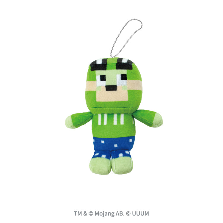 Minecraft【カラフルピーチ】ぬいぐるみキーホルダー