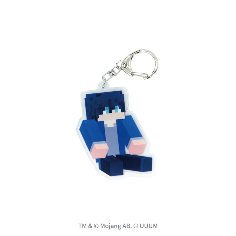 Minecraft【カラフルピーチ】アクリルキーホルダー