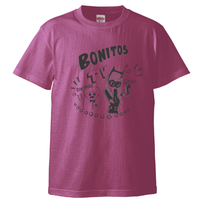 BONITOS TV モノクロ Tシャツ