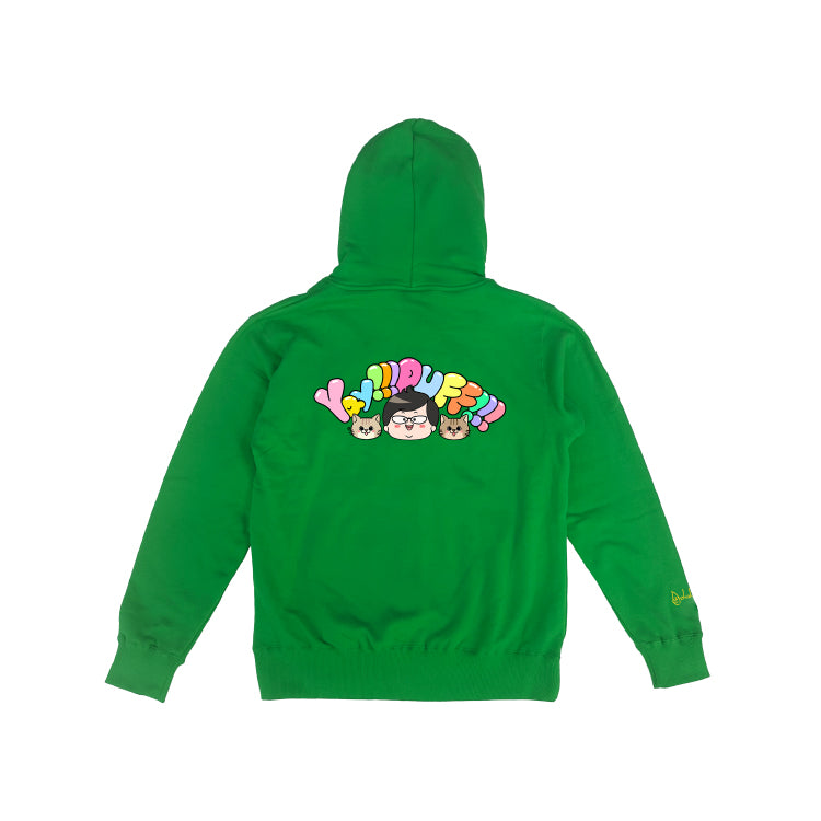【デカキンイェイぱふジップパーカー（高級海苔おにぎりver.）】おまけ付き（キッズ）