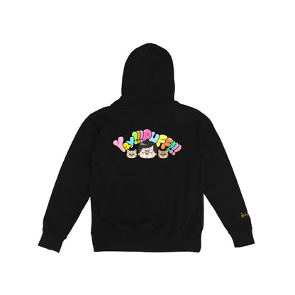 【デカキンイェイぱふジップパーカー（高級海苔おにぎりver.）】おまけ付き（キッズ）