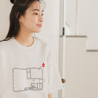 【House Love】Floor plan T-Shirts