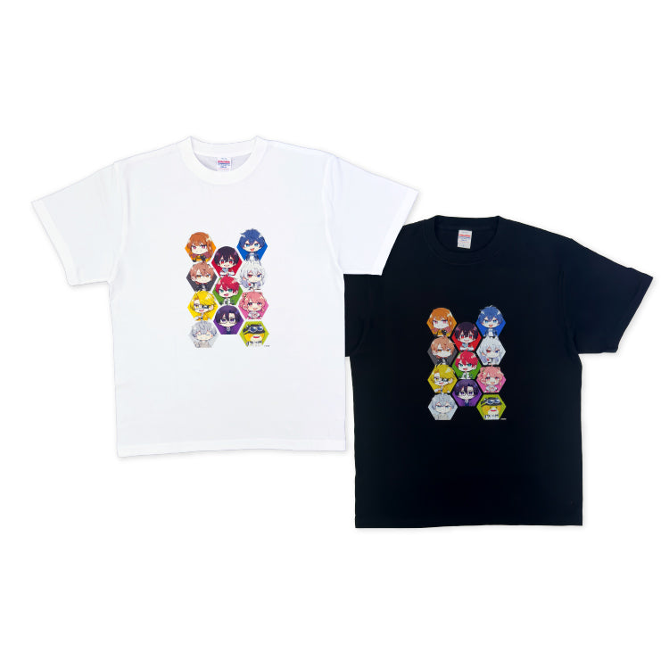 【カラフルピーチ】からぴちコレクション　Tシャツ（ミニキャラ Ver.）