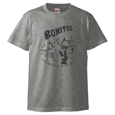 BONITOS TV モノクロ Tシャツ