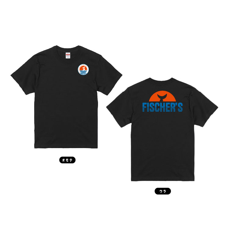 Fischer’s Sea T-shirt Big Tail ver. (Black)