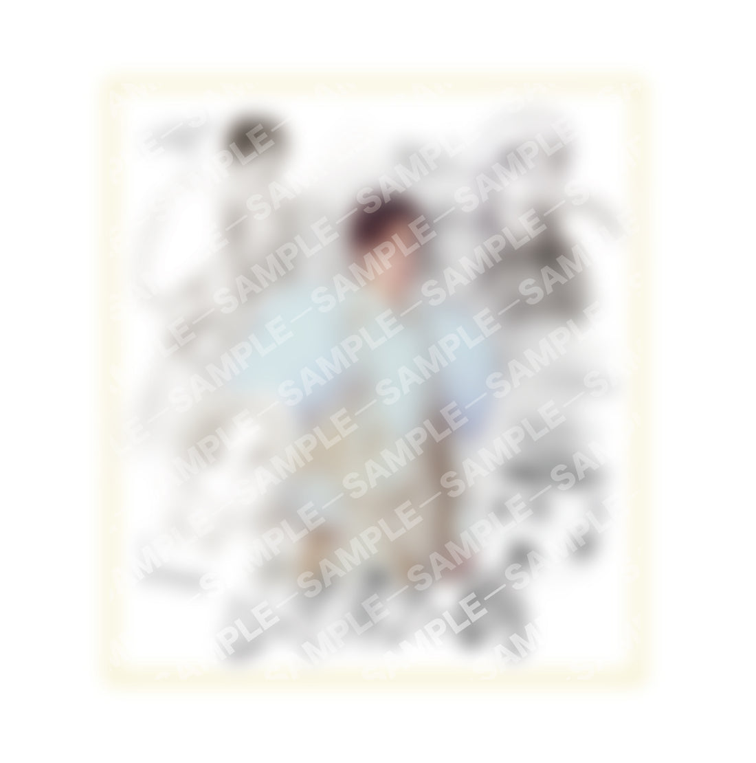 のぞいてみるく？展 画伯は誰だ？似顔絵色紙(山中柔太朗)