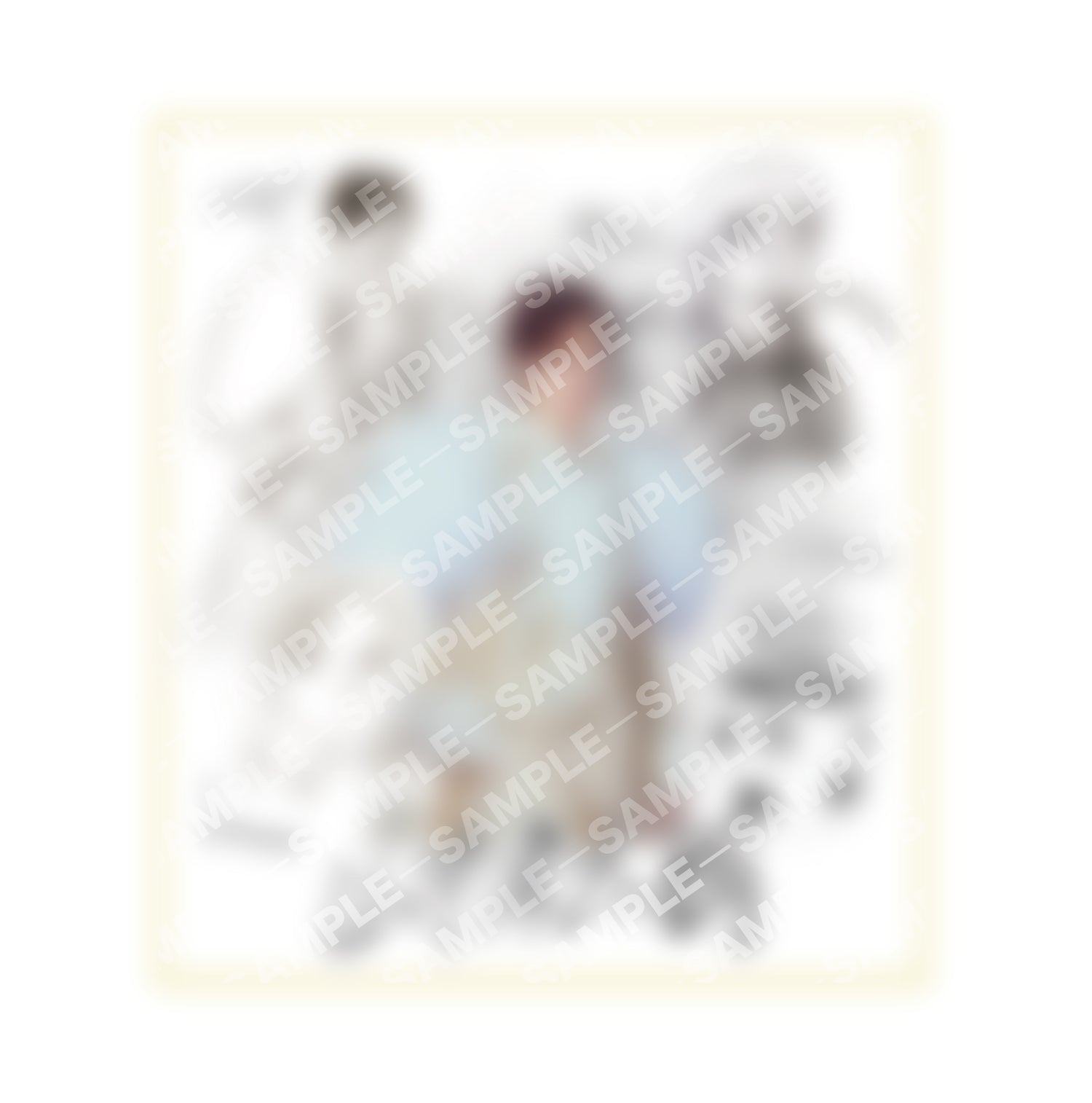 のぞいてみるく？展 画伯は誰だ？似顔絵色紙(山中柔太朗)