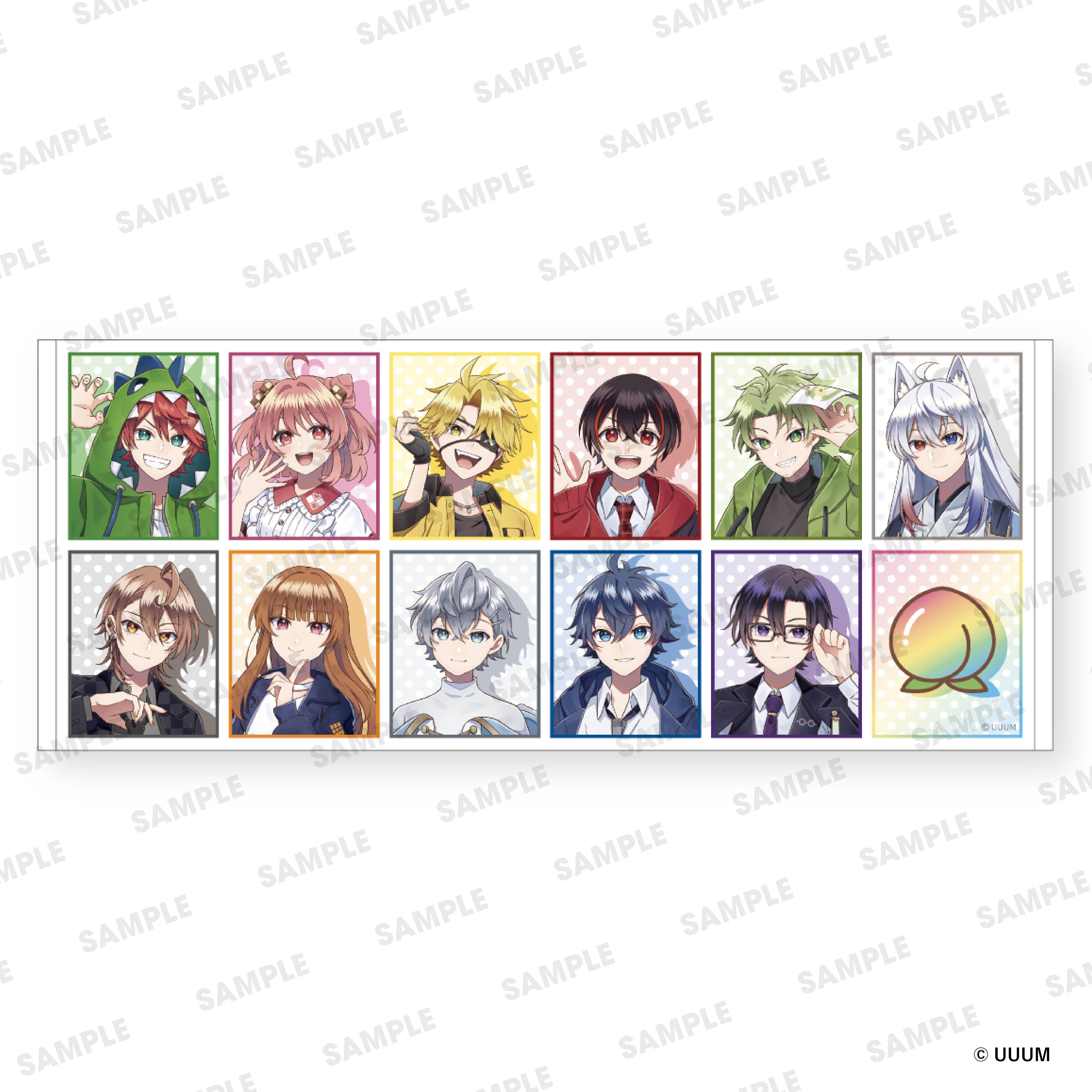 【カラフルピーチ】5周年展　フェイスタオル