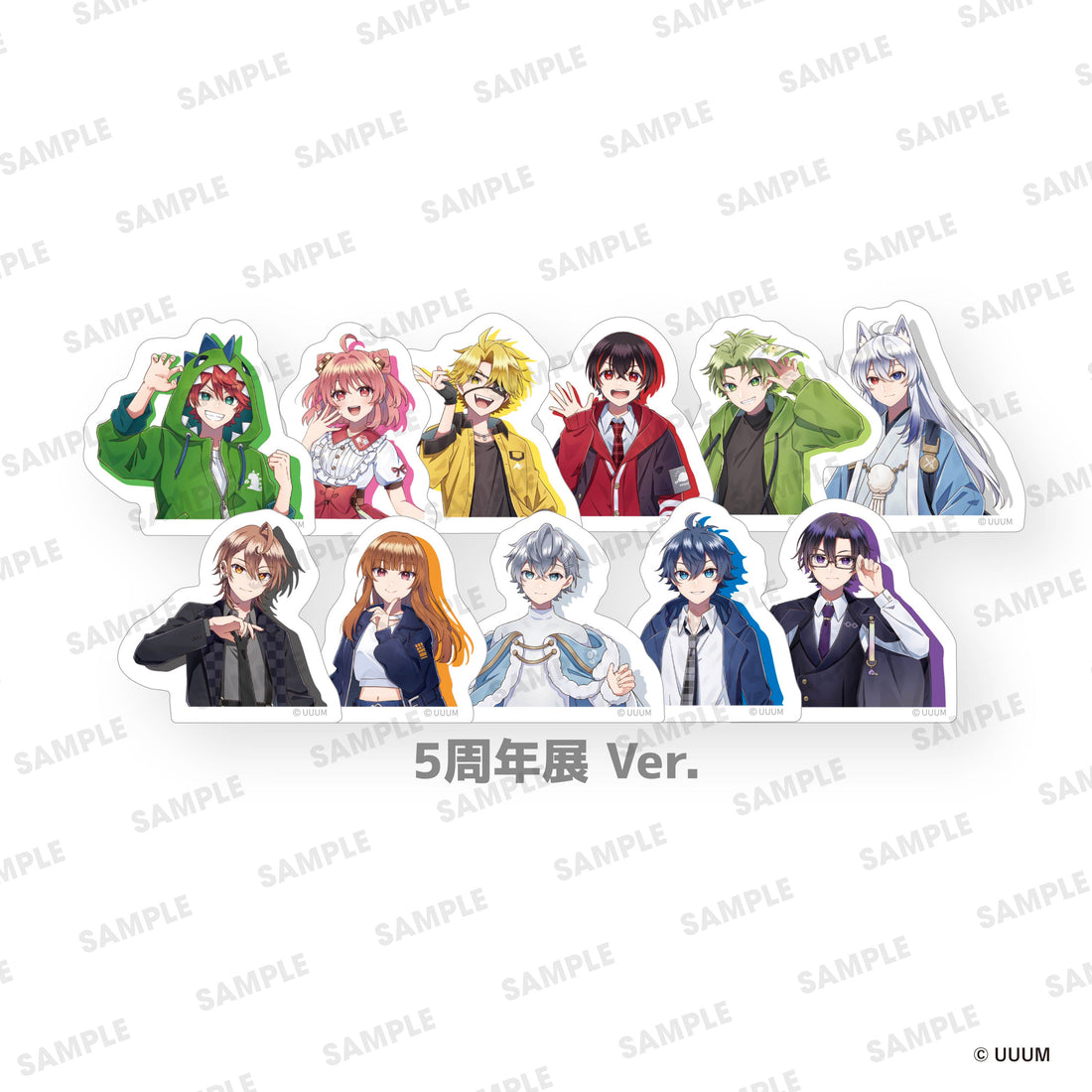 【カラフルピーチ】5周年展　ステッカーセット