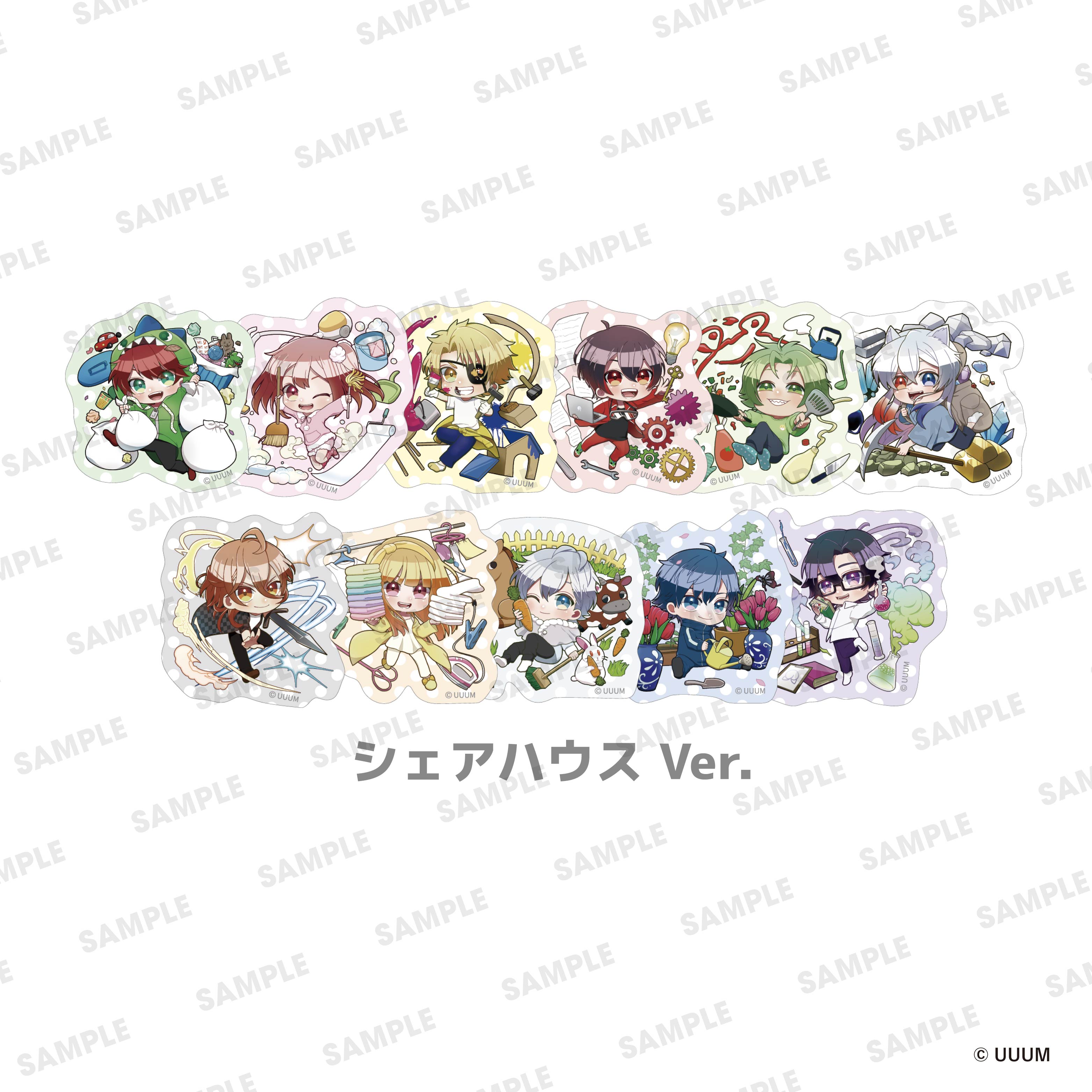 【カラフルピーチ】5周年展　ステッカーセット