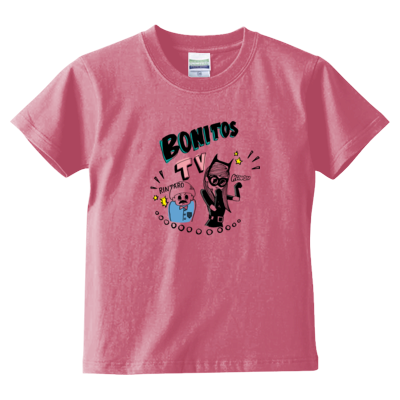 BONITOS TV カラー キッズTシャツ