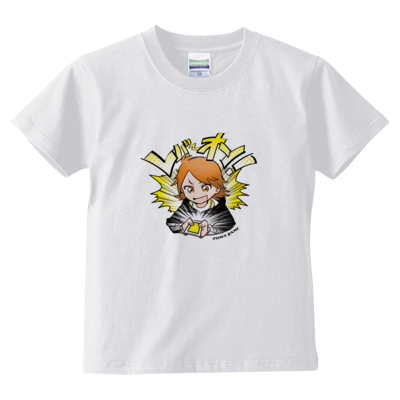 とーまゲーム レバーオンTシャツ（ホワイト/キッズサイズ）