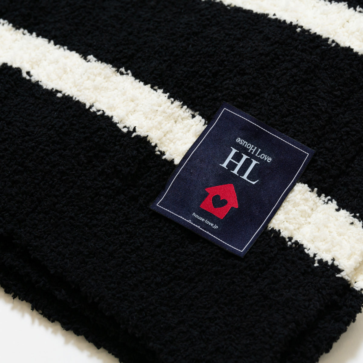 【House Love】Border Knit Blanket