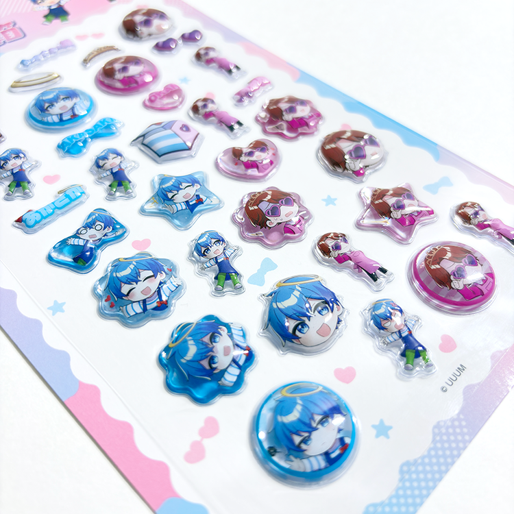ぷっくりシール あかさかの箱