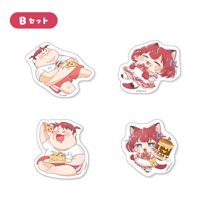 【赤見かるび×恭一郎】ステッカーパック