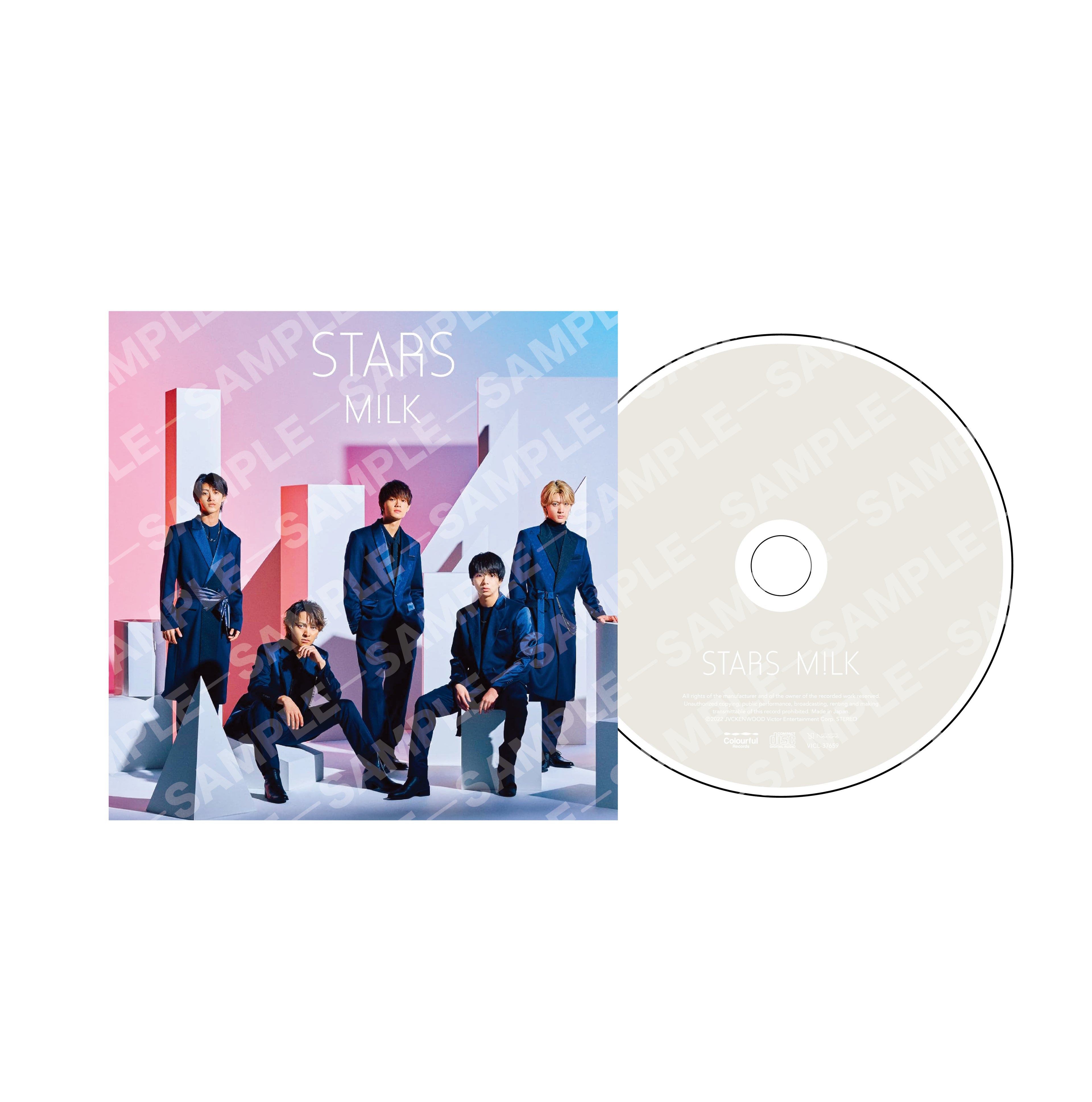 のぞいてみるく？展 CDジャケット風アクリルコースター(STARS)