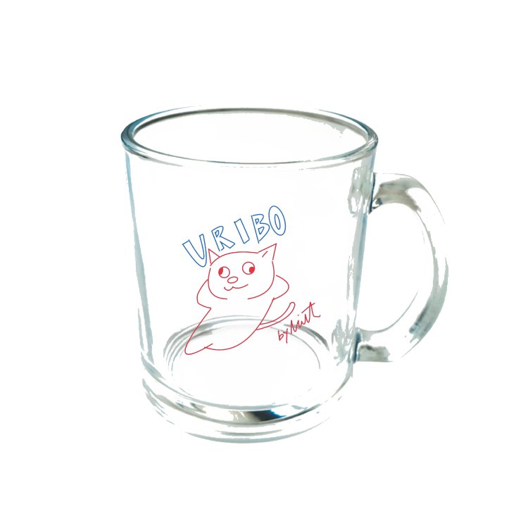 おるたなChannel ないとー_にゃんこの日チャリティー【ガラスマグカップ】