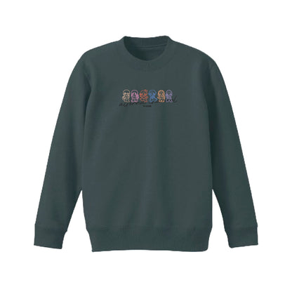 【おるたなChannel】イラストロングTシャツ ブラック