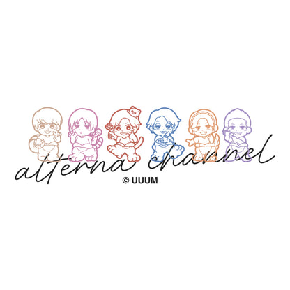 【おるたなChannel】イラストロングTシャツ ホワイト