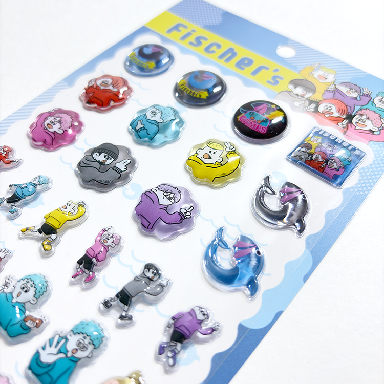 ぷっくりシール フィッシャーズ