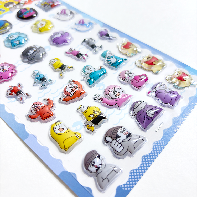 ぷっくりシール フィッシャーズ