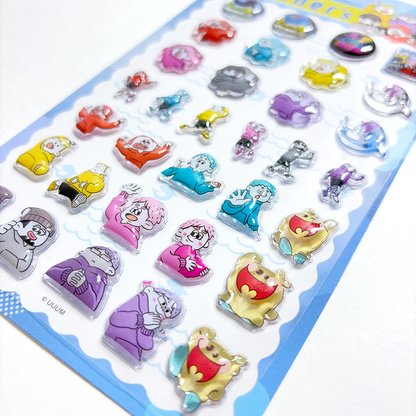 ぷっくりシール フィッシャーズ