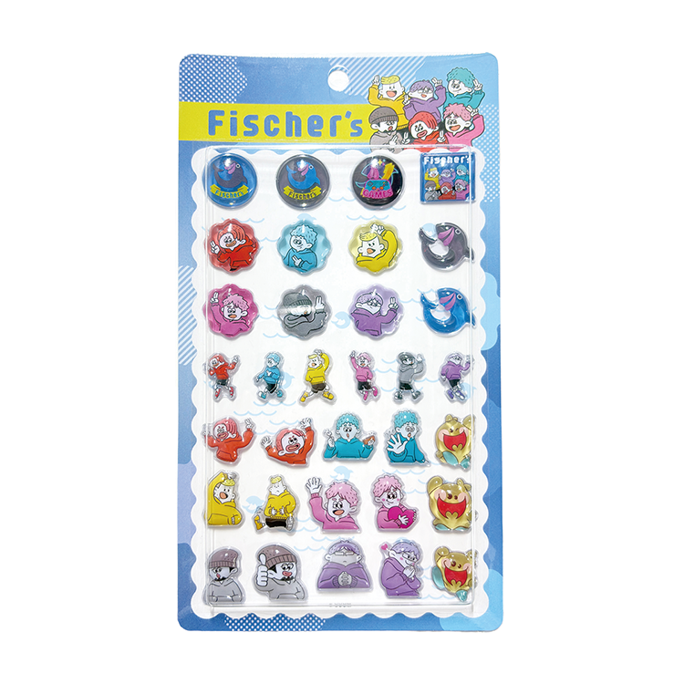 ぷっくりシール フィッシャーズ