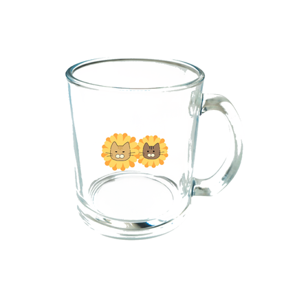 HIMAWARIちゃんねる おーちゃん_にゃんこの日チャリティー【ガラスマグカップ】