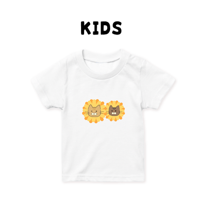 HIMAWARIちゃんねる おーちゃん_にゃんこの日チャリティー【Tシャツ（kids）】