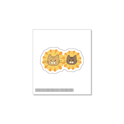 HIMAWARIちゃんねる おーちゃん_にゃんこの日チャリティー【ステッカー】