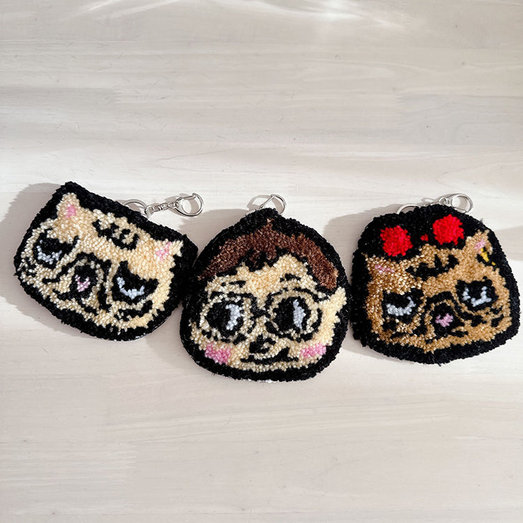 【デカキンと家族ラグキーホルダー】おまけ付き