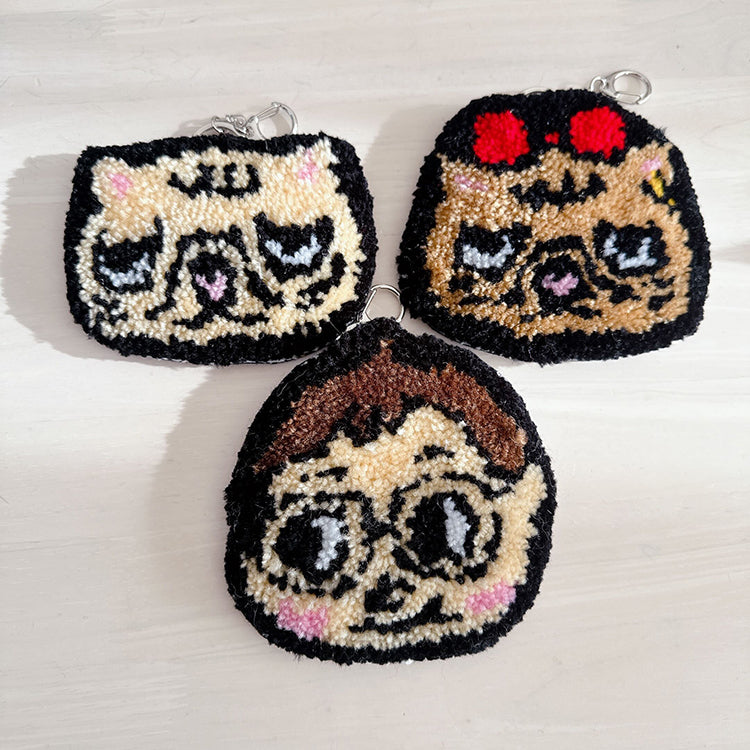 【デカキンと家族ラグキーホルダー】おまけ付き