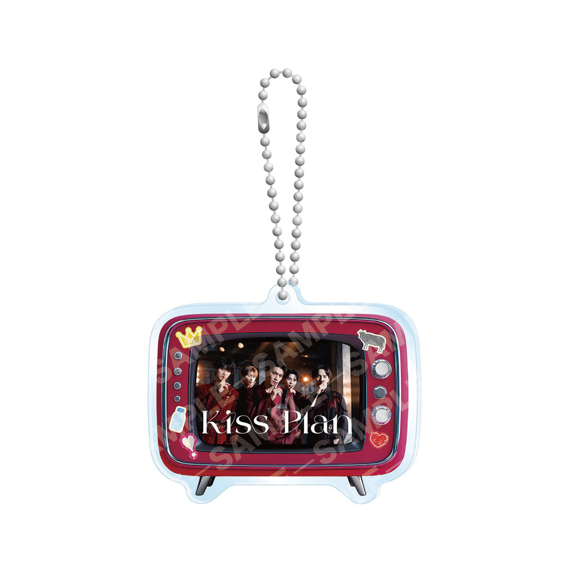 のぞいてみるく？展 アクリルキーホルダー(Kiss Plan)
