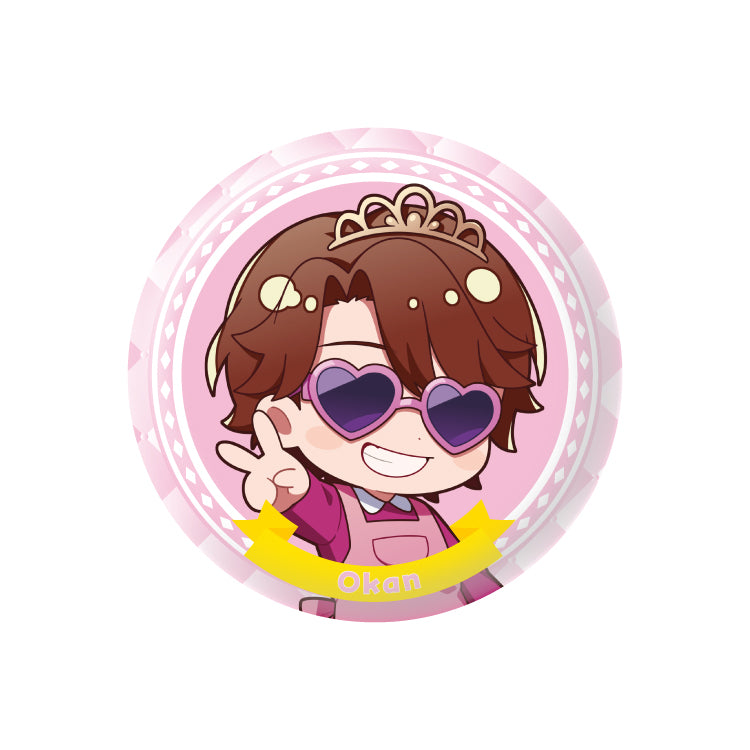 【あかさかの箱】缶バッジ（おかん）ver.2