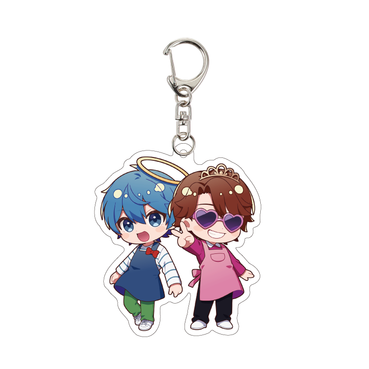 【あかさかの箱】アクリルキーホルダー（あかさか＆おかん）ver.2