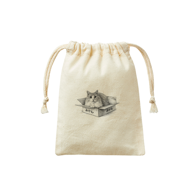 PDS株式会社_にゃんこの日チャリティー【巾着】