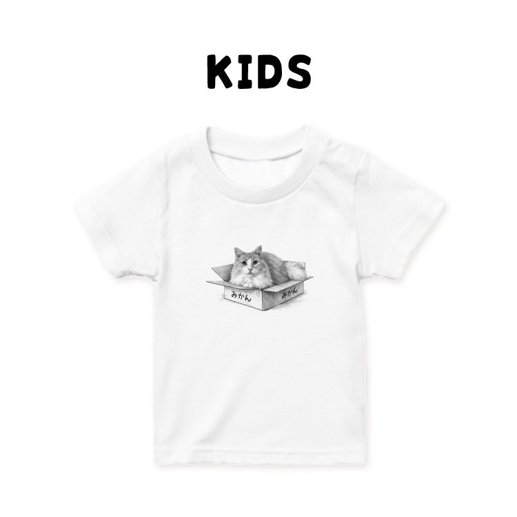 PDS株式会社_にゃんこの日チャリティー【Tシャツ（kids）】