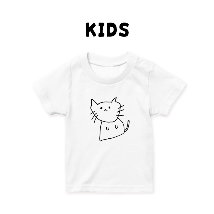 はまちこちゃんねる_にゃんこの日チャリティー【Tシャツ（kids）】