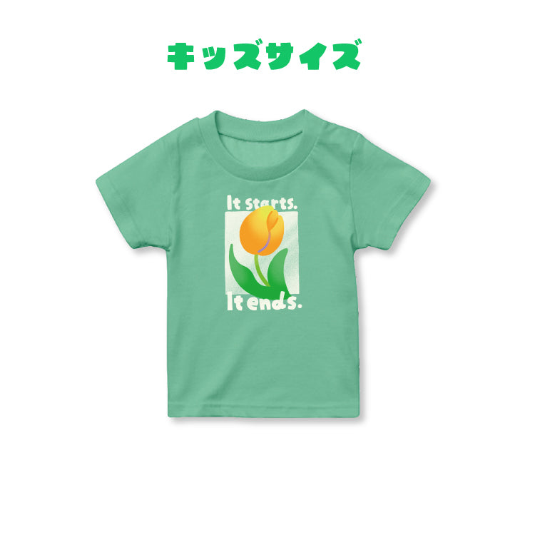 キッズチューリップTシャツ/ミント