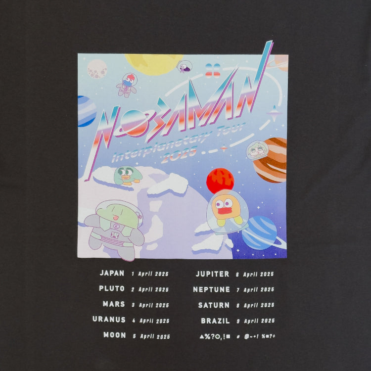 【NOBAMAN】Interplanetary Tour T-shirt