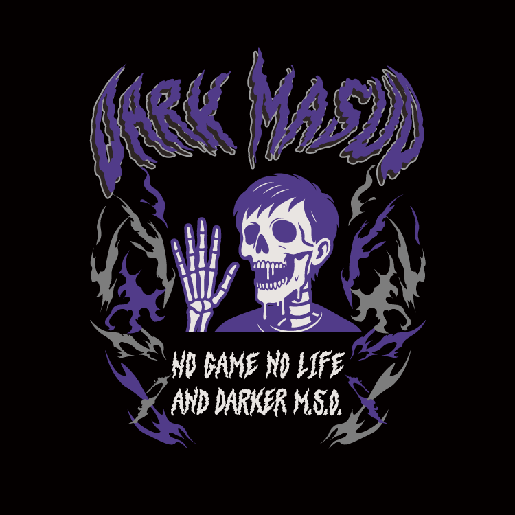 【Masuo】スカルDark M.S.O Tシャツ