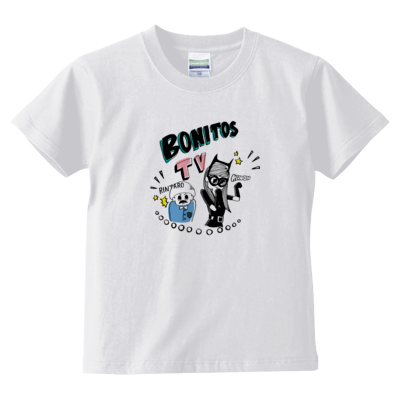 BONITOS TV カラー キッズTシャツ