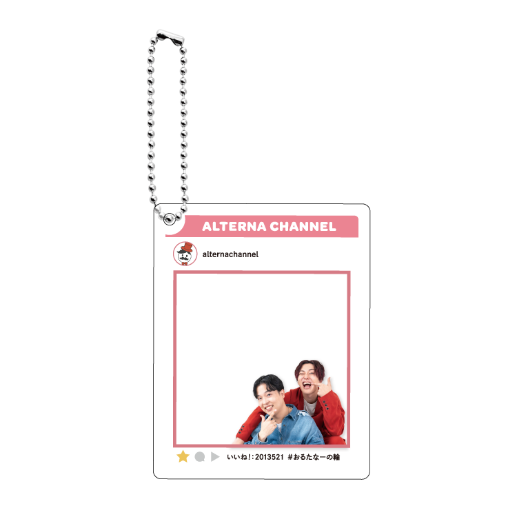 おるたなChannel】SNS風アクリルキーホルダー|おるたなChannel おるたなChannel】SNS風アクリルキーホルダー|おるたなChannel