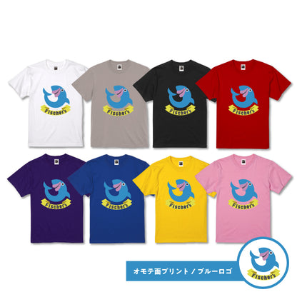 【フィッシャーズ】ロゴTシャツ ブルーロゴ（前面）