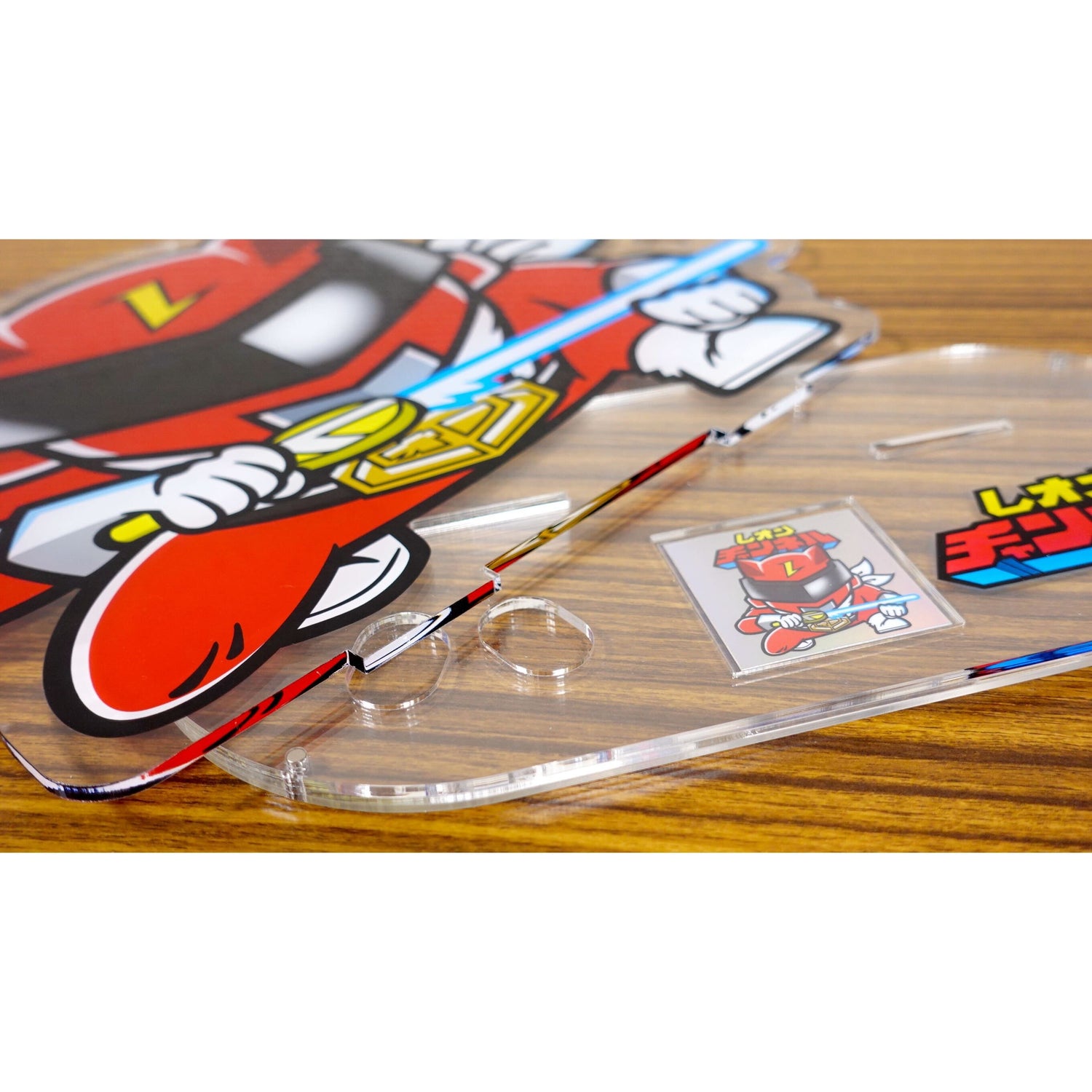 BIG アクリルフィギュア ソフビ &amp; シール収納台座付き レインボータック 48 シール付属