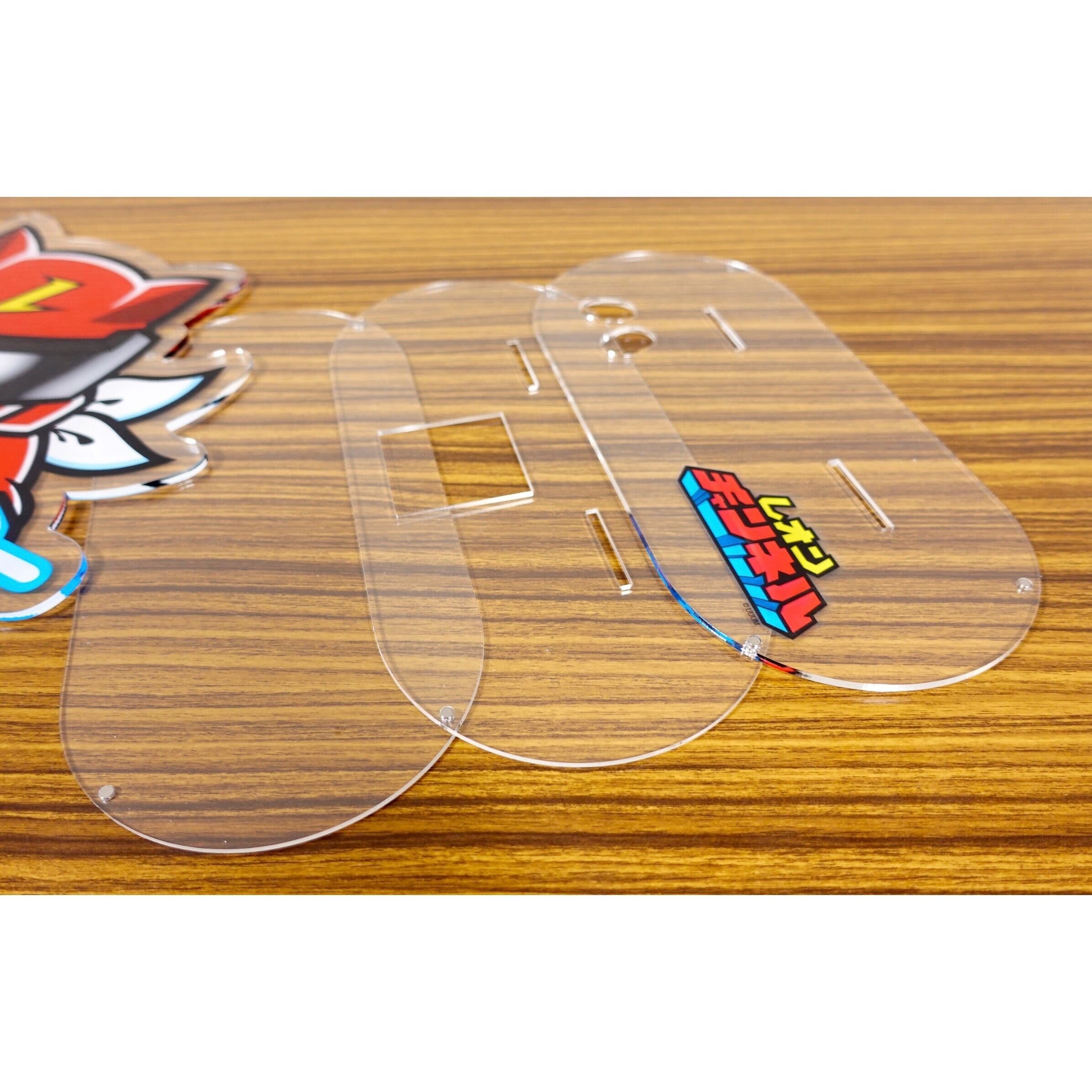 BIG アクリルフィギュア ソフビ &amp; シール収納台座付き レインボータック 48 シール付属