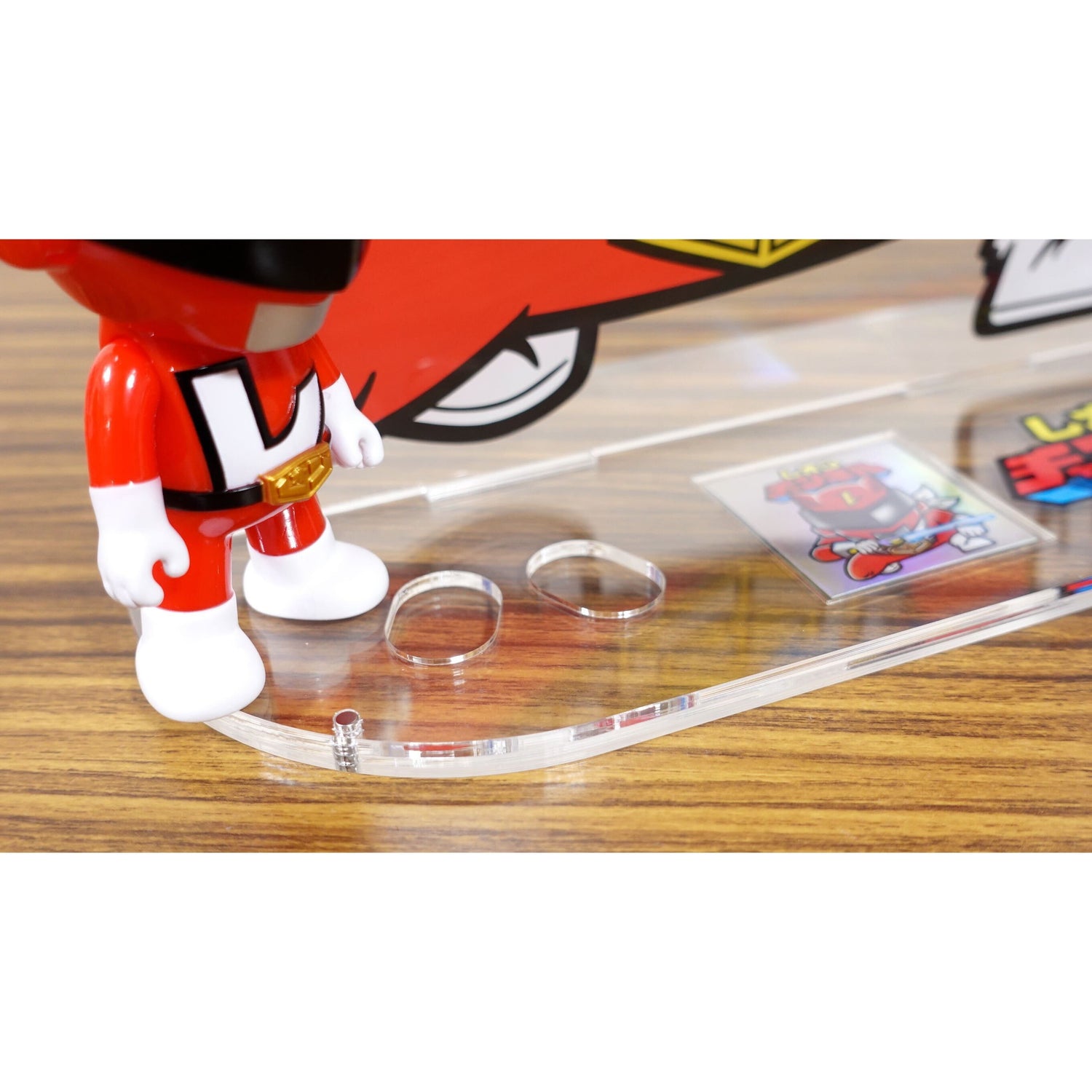 BIG アクリルフィギュア ソフビ &amp; シール収納台座付き レインボータック 48 シール付属