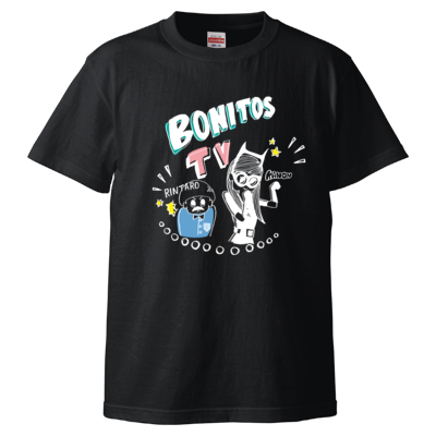 BONITOS TV カラー(白) Tシャツ