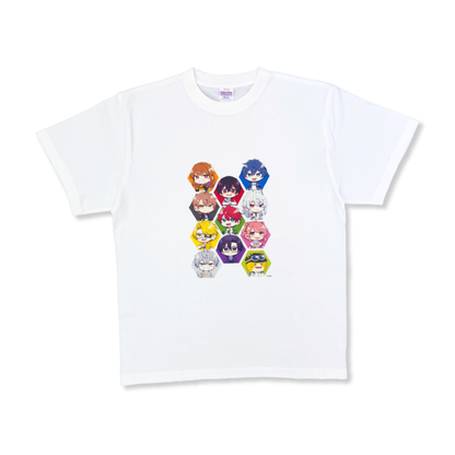 【カラフルピーチ】からぴちコレクション　Tシャツ（ミニキャラ Ver.）