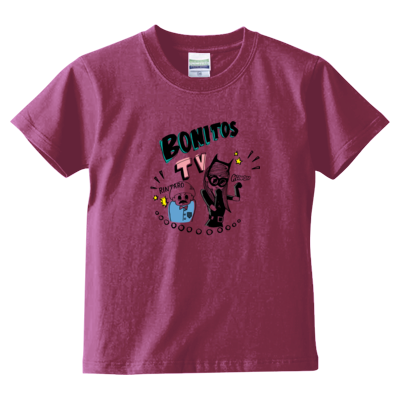 BONITOS TV カラー キッズTシャツ